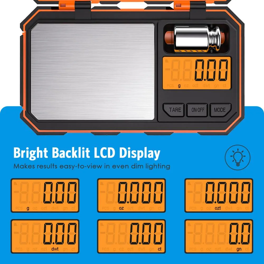 0.01g - 100g Digital Pocket Scale With Calibration Scale
