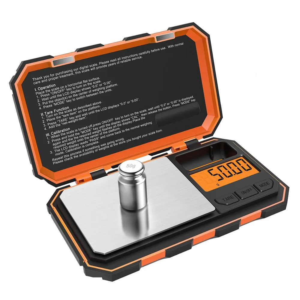0.01g - 100g Digital Pocket Scale With Calibration Scale