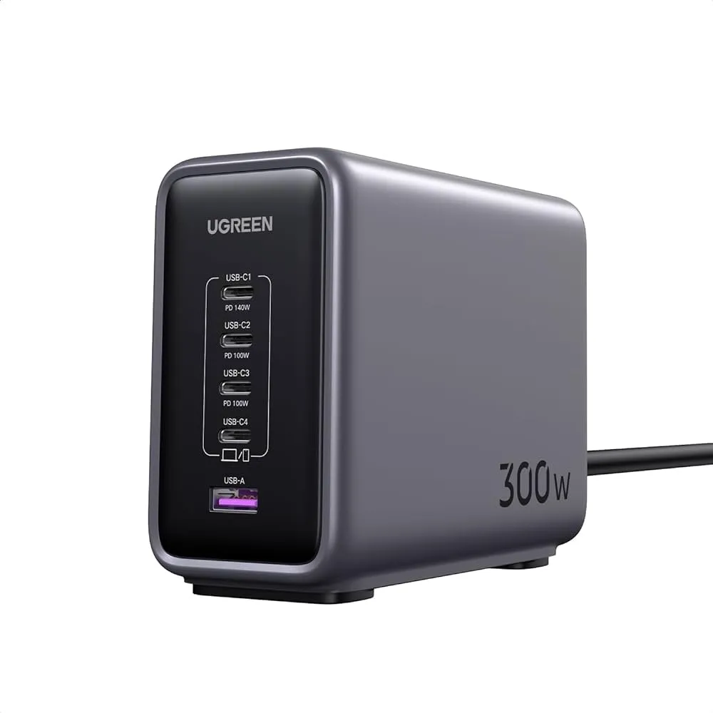 35045 Nexode 300W USB-C GaN 5-Port Desktop Charger