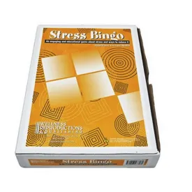 Adult Bingo Game Cards - Stress Management