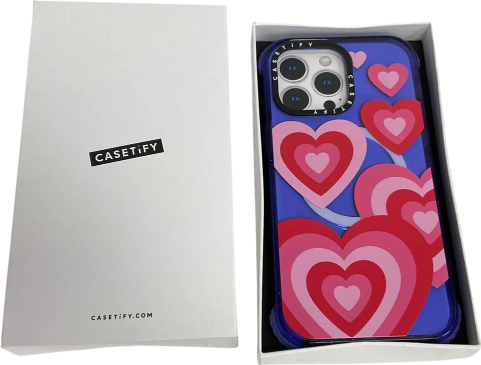 casetify Pink Heart Phone Case iPhone 15 pro max