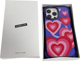 casetify Pink Heart Phone Case iPhone 15 pro max