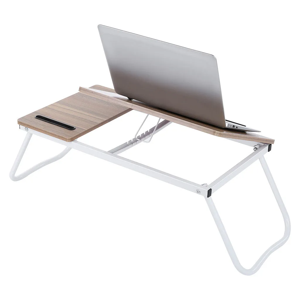 Free Installation Portable Folding Laptop Computer Desk Lazy Bed Desk Adjustable  | Brodtica.com
