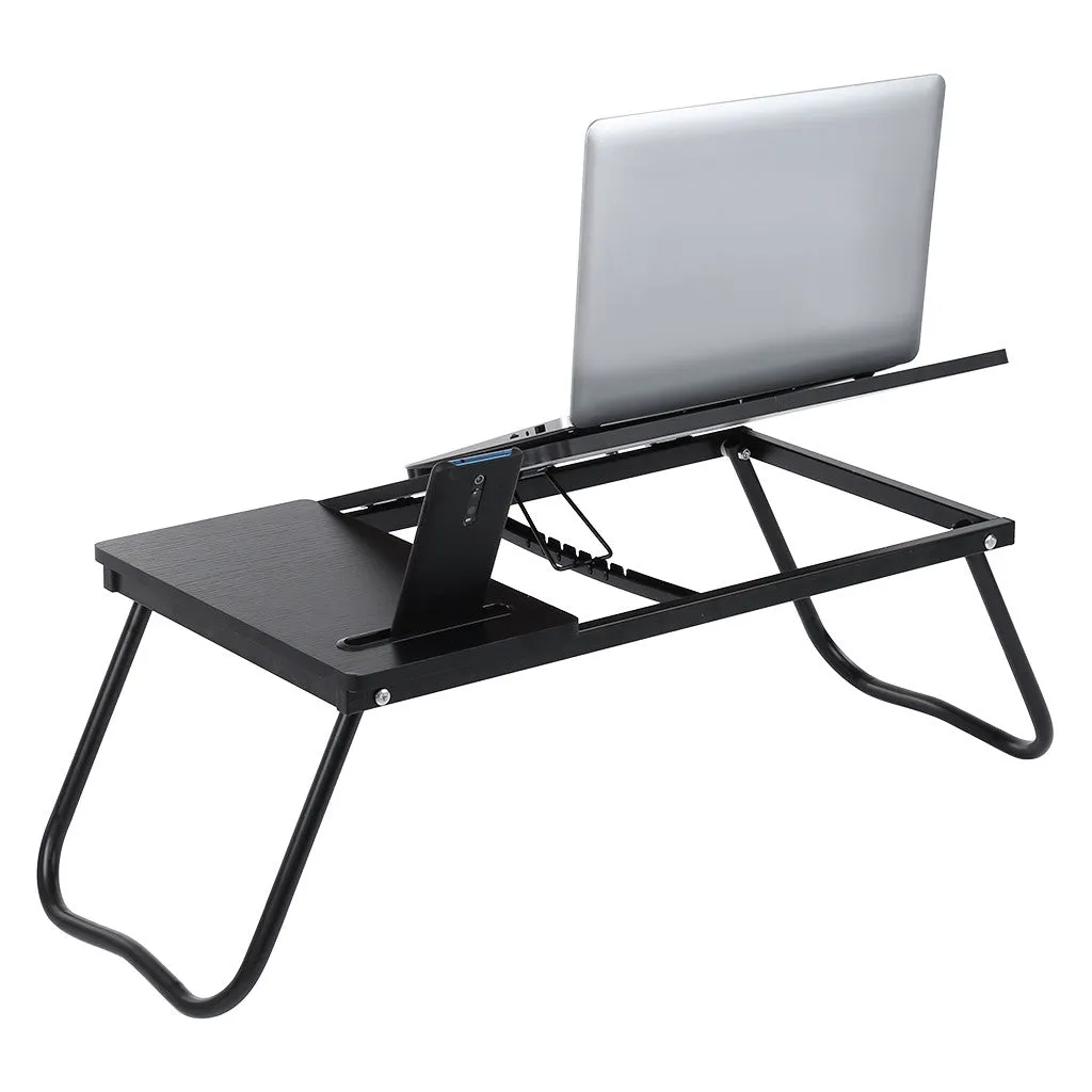 Free Installation Portable Folding Laptop Computer Desk Lazy Bed Desk Adjustable  | Brodtica.com