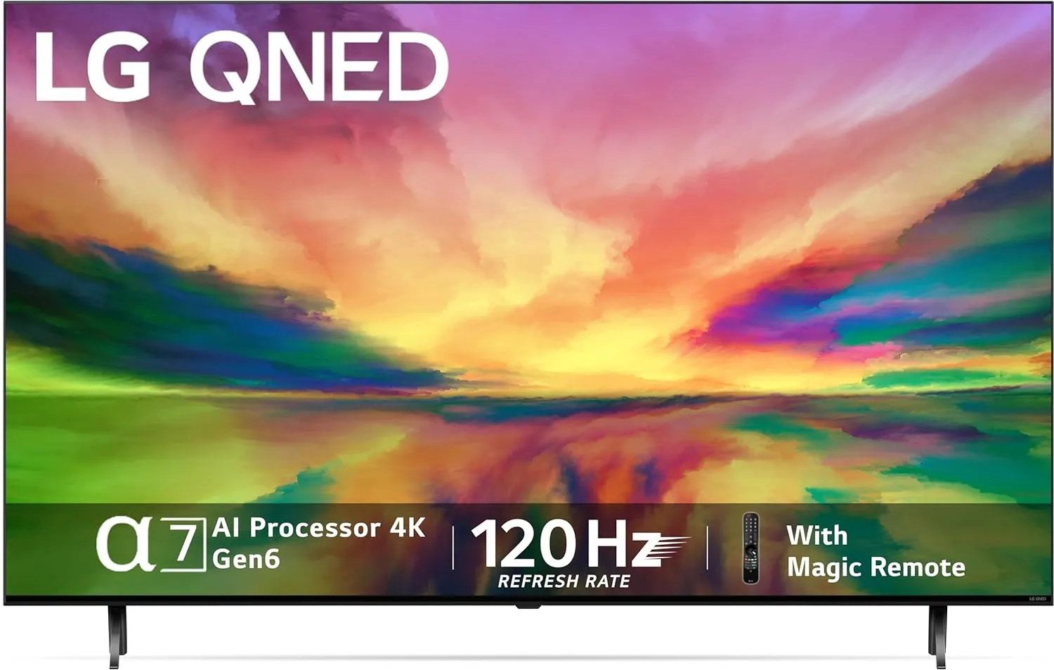 LG 65QNED80SRA 164 cm (65 inches) 4K Ultra HD Smart QNED TV  (Ashed Blue)