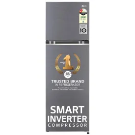 LG GL-T492NPZR 466L Frost-Free Double Door Refrigerator – Smart Inverter, Convertible Freezer, Express Freeze, Door Cooling  (Steel, Made in India)