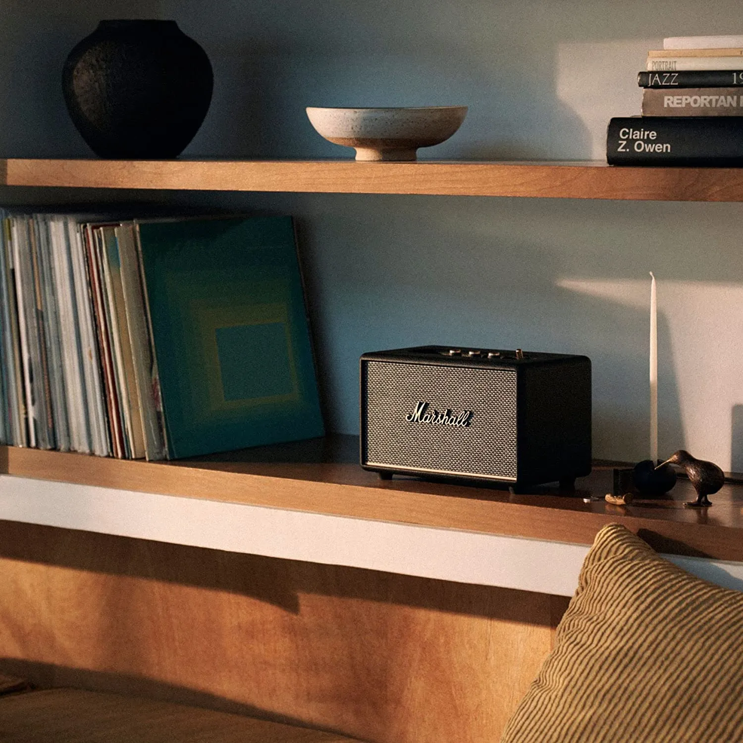 Marshall Acton III Bluetooth Speaker – Generation 3 with Wider Stereo Sound, Dynamic Loudness & Sustainable Design – Black
