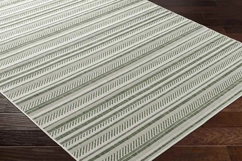 Pau Global Moss Green Area Rug