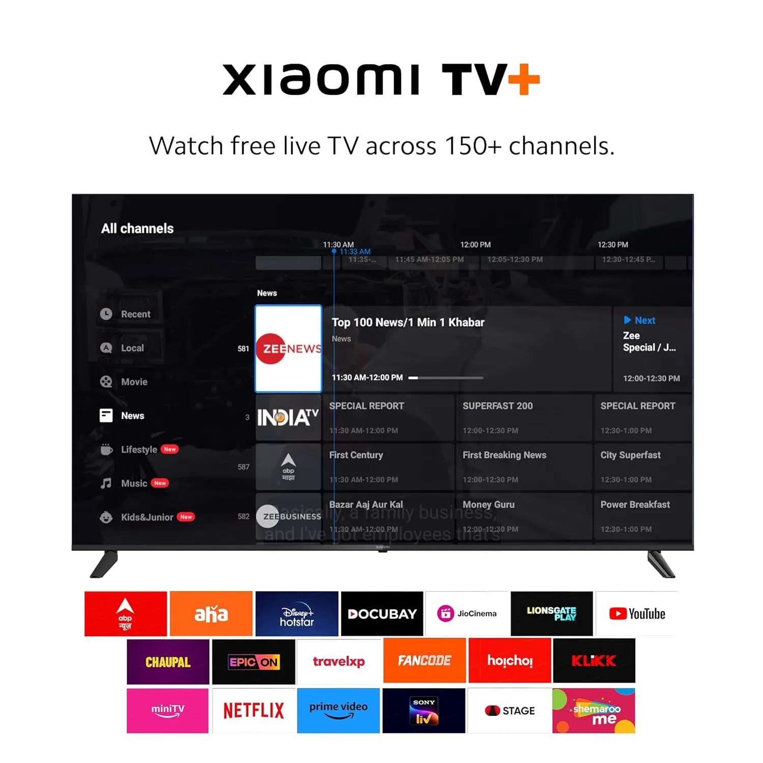 Xiaomi L32MA-AIN Smart TV A 80 cm (32) HD Ready Smart Google LED TV  (Black)